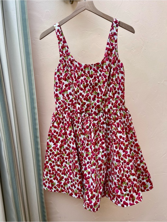 J. Crew Dresses & Skirts - Women’s Red Floral Summer Dress - Sleeveless Cotton Sundress